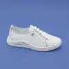 117-2 JFL Hakiki Deri Bayan Ayakkabı Beyaz