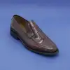 2005 Fosco Hakiki Deri Erkek Ayakkabı Bordo Açma Loafer