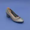 8618 Klasik Bayan Ayakkabı 5.5 cm Platin