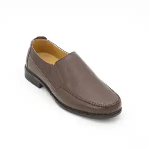 044 Metin Hakiki Deri Comfort Erkek Ayakkabı Kahve