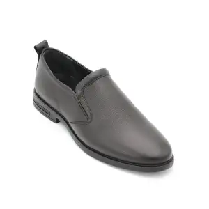 1454 FTF Hakiki Deri Erkek Ayakkabı Siyah