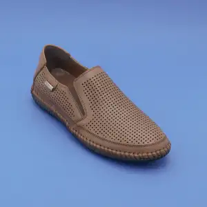 176 RVN Hakiki Deri Erkek Ayakkabı Taba