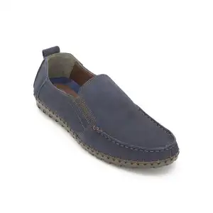 1823 PRX Hakiki Deri Erkek Ayakkabı Lacivert Nubuk