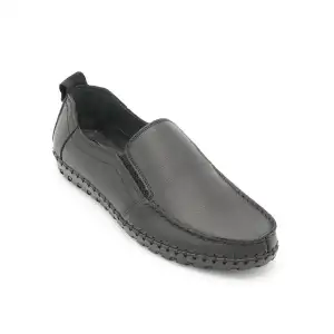 1823 PRX Hakiki Deri Erkek Ayakkabı Siyah