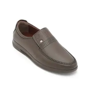 2003 KRC Hakiki Deri Erkek Ayakkabı Kahve