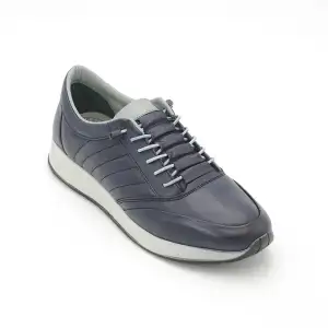 304 SYR Erkek Hakiki Deri Ayakkabı Lacivert Poli