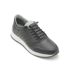 304 SYR Erkek Hakiki Deri Ayakkabı Siyah Poli