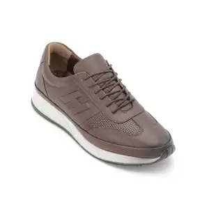 305 SYR Erkek Hakiki Deri Ayakkabı Kahve Poli