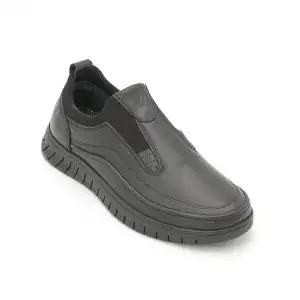 4631 Pepita Comfort Erkek Ayakkabı Siyah Kauçuk