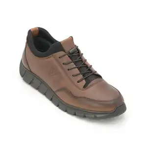 5470 Pepita Kışlık Casual Erkek Ayakkabı Taba