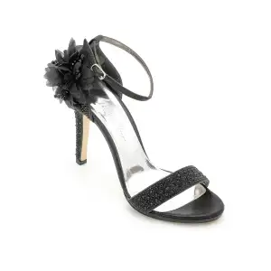 6359 OZR Abiye Bayan Ayakkabı Siyah 11 cm