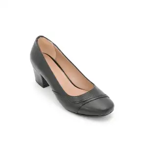 8617 Klasik Bayan Ayakkabı 5.5 cm Siyah