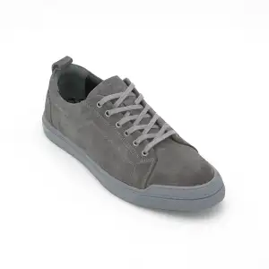 9822 Fosco Hakiki Deri Erkek Ayakkabı Gri Süet