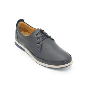 Metin 553 Hakiki Deri Erkek Ayakkabı Lacivert