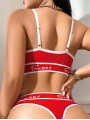 Kadın Kırmızı Sweet Sütyen Kilot Takımı 5161