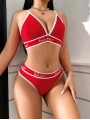 Kadın Kırmızı Sweet Sütyen Kilot Takımı 5161