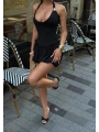 Morliva Aksesuarlı Mini Boy Elbise 1113