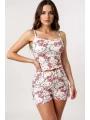Morliva Hello Kitty Baskılı Askılı Şortlu Pijama Takımı