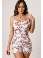 Morliva Hello Kitty Baskılı Askılı Şortlu Pijama Takımı