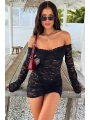 Morliva Omuz Dekolteli Mini Boy İkili Set