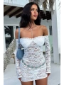 Morliva Omuz Dekolteli Mini Boy İkili Set