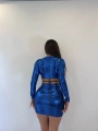 Morliva thal lumaş parlak 2 li takım mini