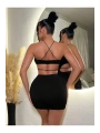 Siyah Fantezi Elbise 5086