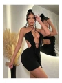 Siyah Fantezi Elbise 5086