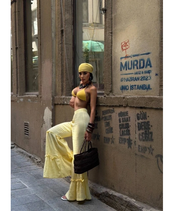 Morliva Barcelona Fırfır Spain Pantolon 1098