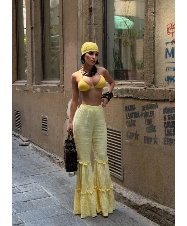 Morliva Barcelona Fırfır Spain Pantolon 1098