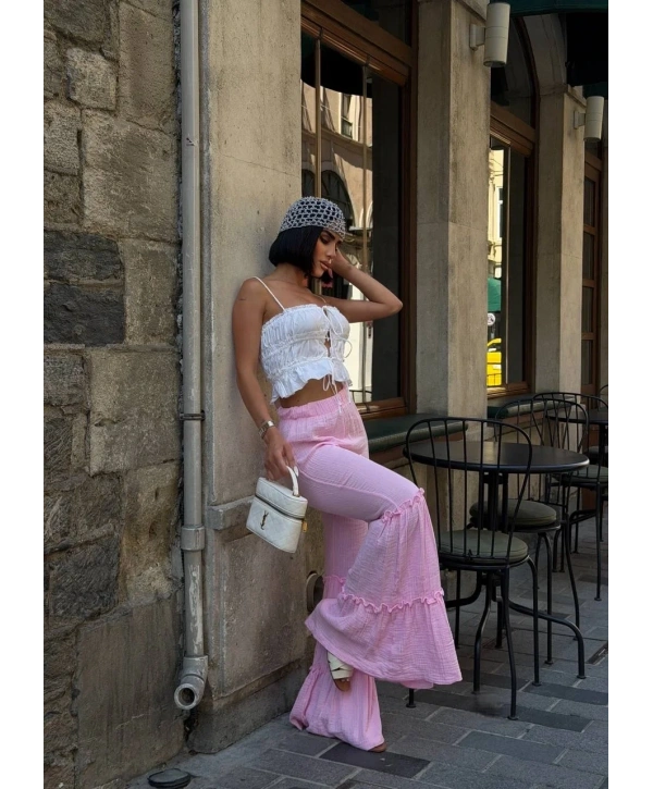 Morliva Barcelona Fırfır Spain Pantolon 1098