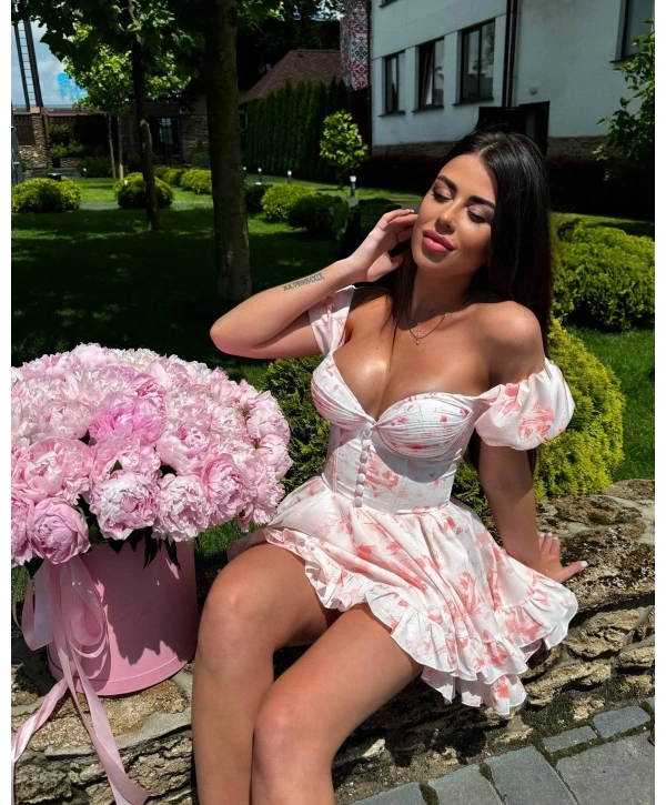 Morliva Dubai kumaş elbise 1563