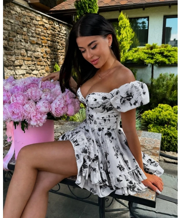 Morliva Dubai kumaş elbise 1563