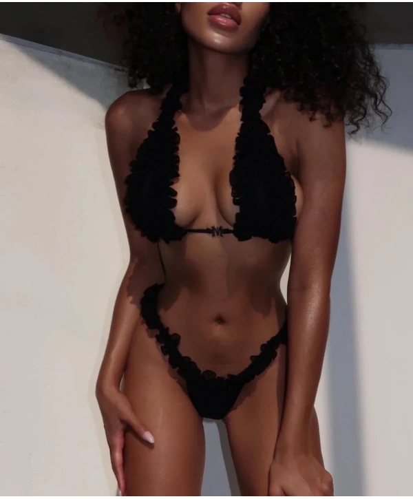 Morliva ikili bikini set aksesuar detaylı 2910