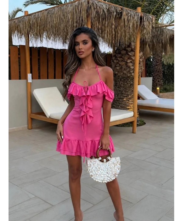 Morliva Martina Saten Dress Elbise 6129