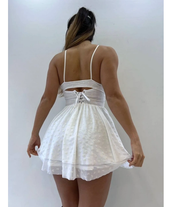 Morliva Tül kumaş içi astarlı mini
