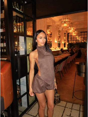 Morliva Miami Poplin Kumaş Şort Bluz Takım 5430