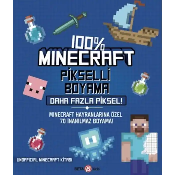 %100 Minecraft Pikselli Boyama - Daha Fazla Piksel