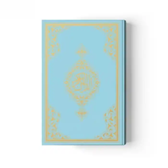 2 Renkli Çanta Boy KurAn-I Kerim (Miklepsiz) Mavi