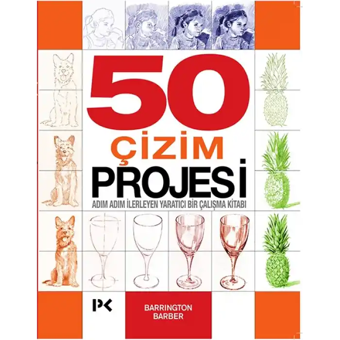 50 Çizim Projesi - Adım Adım İlerleyen Yaratıcı Bir Çalışma Kitabı