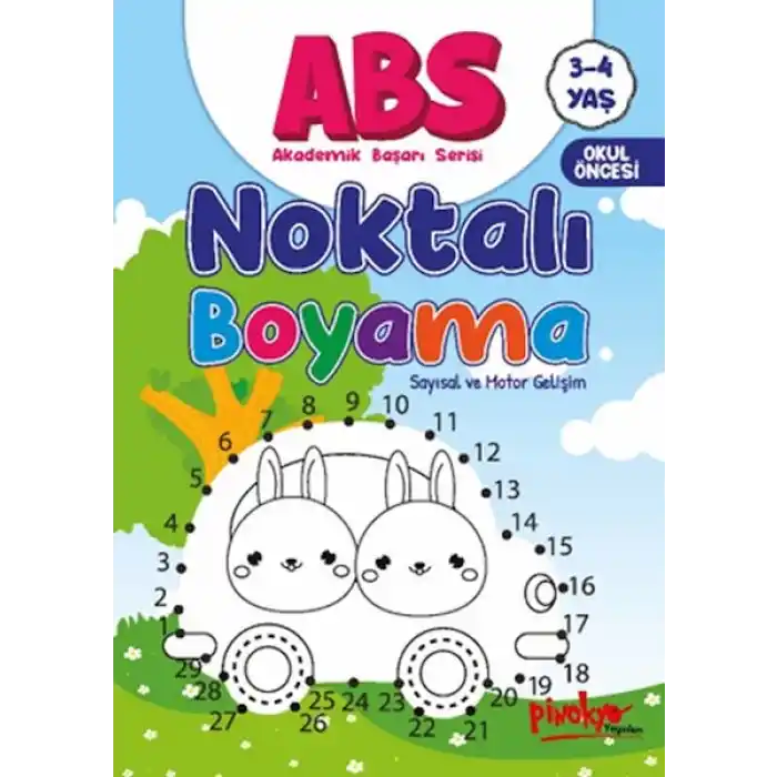 ABS 3-4 Yaş Noktalı Boyama