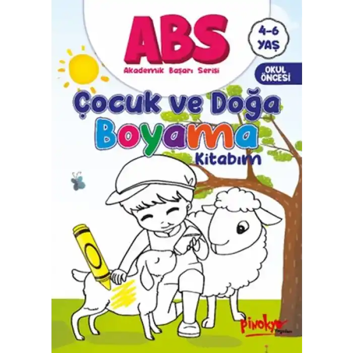ABS 4-6 Yaş Çocuk ve Doğa Boyama Kitabım