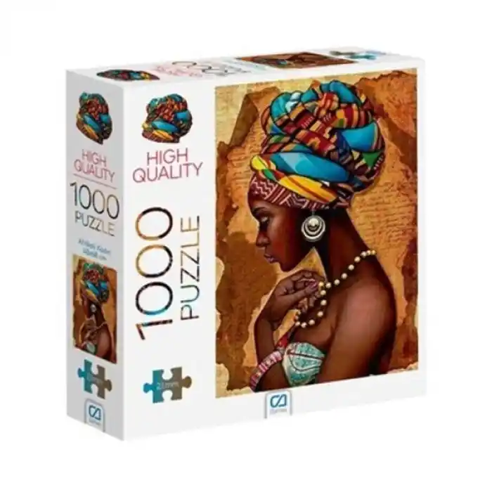 Afrikalı Kadın Puzzle 1000