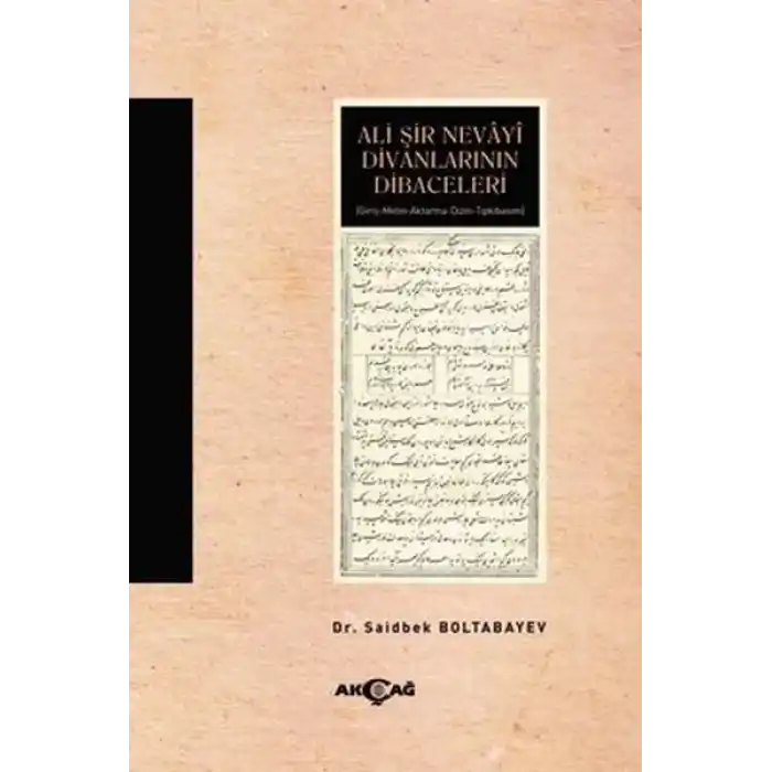 Ali Şir Nevayi Divanlarının Dibaceleri