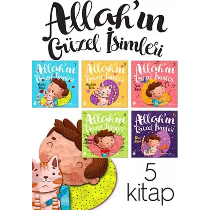 Allahın Güzel İsimleri Seti 1 (5 Kitap)