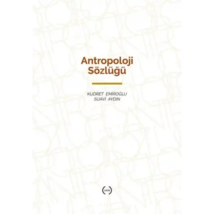 Antropoloji Sözlüğü