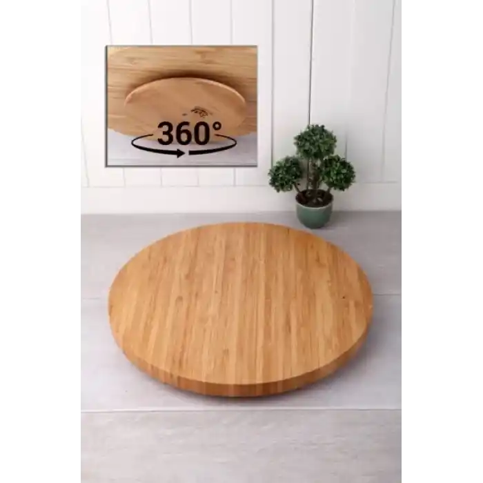 Balsa Bambu Dönder Sunumluk 30 cm