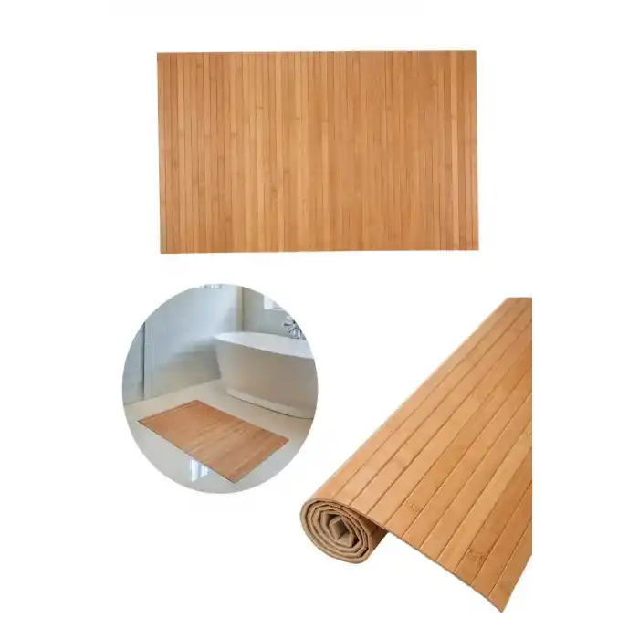 Bambu Banyo Matı Kaydırmaz Çok Amaçlı Mat 70x45 cm