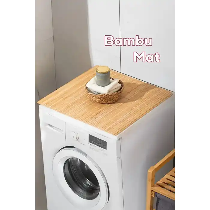 Bambu Banyo Matı Kaydırmaz Çok Amaçlı Mat 70x45 cm