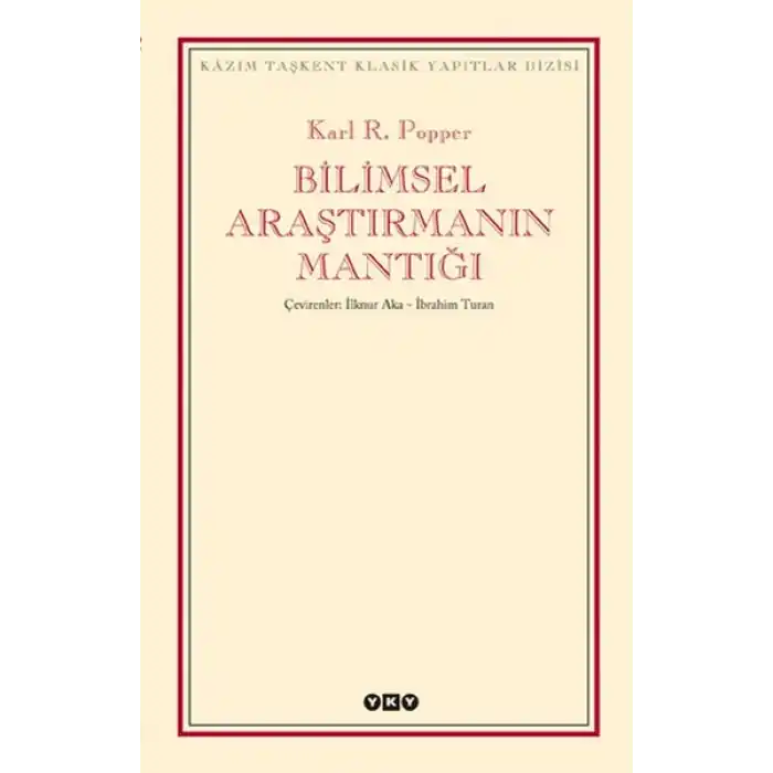 Bilimsel Araştırmanın Mantığı